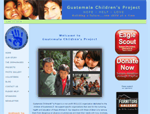 Tablet Screenshot of guatemalachildrensproject.org